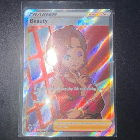 Beauty Trainer 181/185 SWSH04: Vivid Voltage set full art HoloFoil artwork rare - Picture 5 of 5